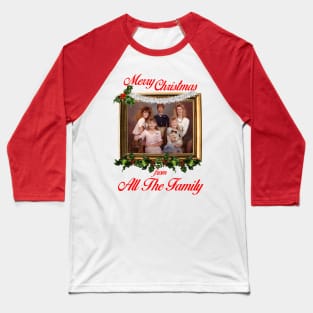 Ventriloquist Dummy Merry Christmas From All The Family Baseball T-Shirt